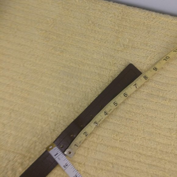 HUGO BOSS Leather Belt, 100%Leather, Leather Upper Leather Lining 44" Long - Picture 9 of 10